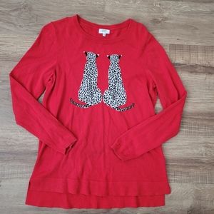 Crown and Ivy Red Sweater Size Medium